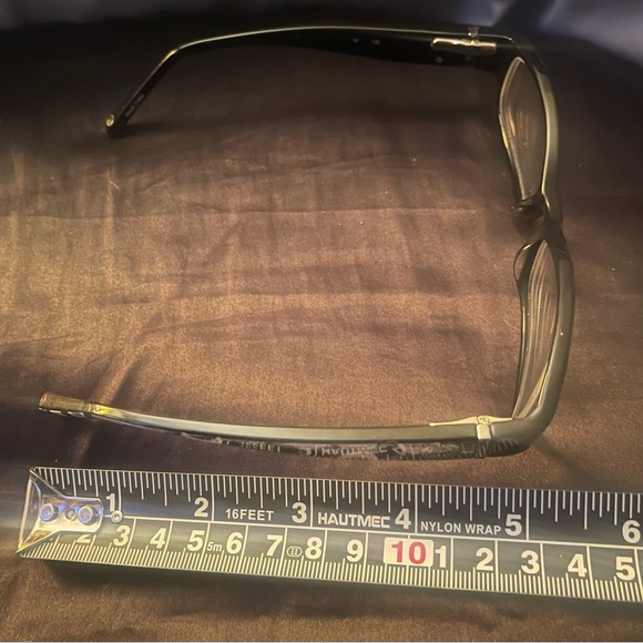 Coach BERNICE 844 BLACK Eyeglasses Frames Grey White Rectangle - Picture 12 of 16